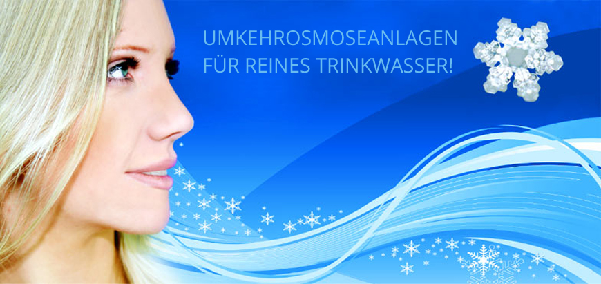 Umkehrosmoseanlage für reines Trinkwasser